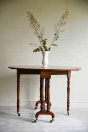 Antique Walnut Drop Leaf Table