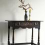 Carved Oak Occasional Table