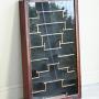 Chinese-Style Glazed Wall Display Cabinet