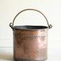 Copper Riveted Coal Bucket