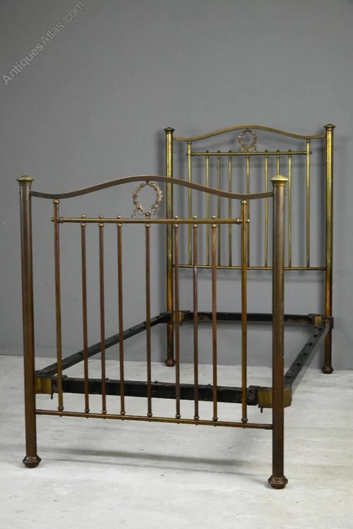 EDWARDIAN SINGLE BRASS BED FRAME Antiques Atlas