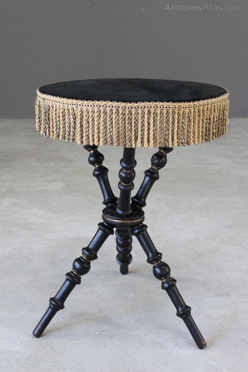 Ebonised Gypsy Table Antiques Atlas