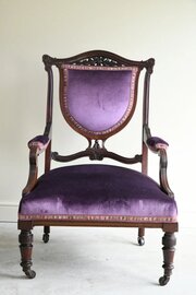 Edwardian Mahogany Armchair