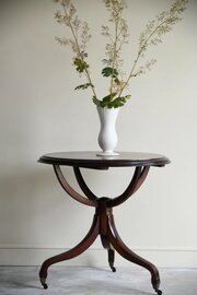 Edwardian Mahogany Round Occasional Table