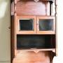 Edwardian Walnut Wall Cabinet