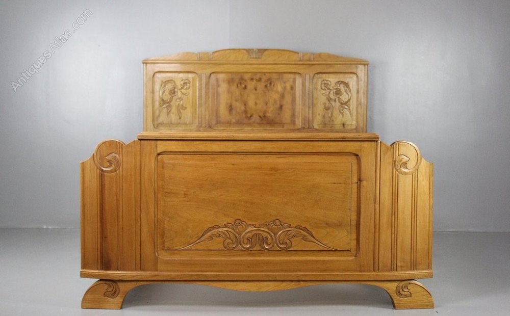 French Chestnut Bed Frame Antiques Atlas