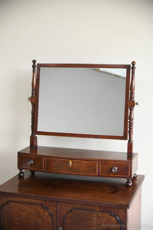 Antiques Atlas Mahogany Toilet Mirror