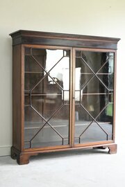 Georgian Style Astragal Glazed Bookcase