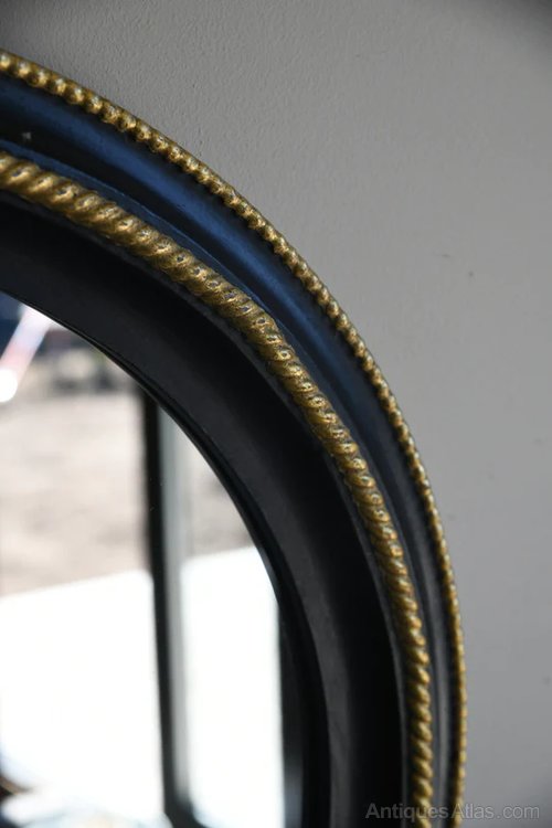 Antiques Atlas Large Black Victorian Style Overmantle Mirror