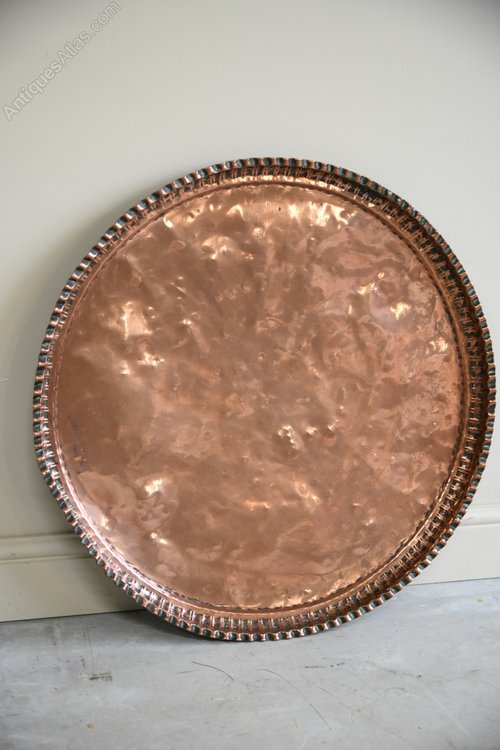 Antiques Atlas Large Copper Tray