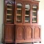 Large Victorian Mahogany Breakfront Bookcase
