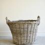 Large Vintage Willow Basket