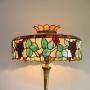 Miller Table Lamp & Tiffany Style Slag Glass Shade