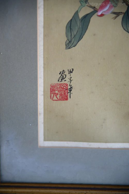 Antiques Atlas Pair Chinese Silk Paintings