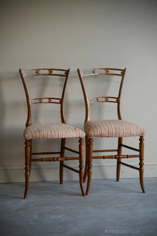 Pair Victorian Occasional Chairs Antiques Atlas