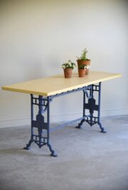 Painted Cast Iron Table