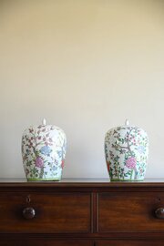 Pair Large Decorative Oriental Vase