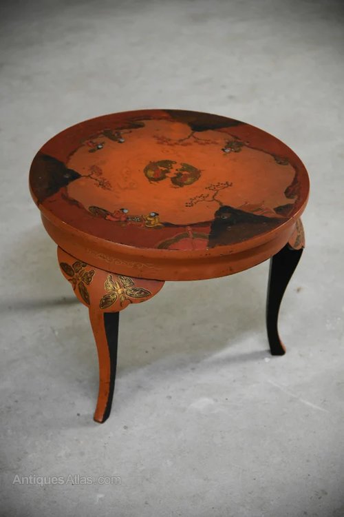 RED ORIENTAL COFFEE TABLE Antiques Atlas