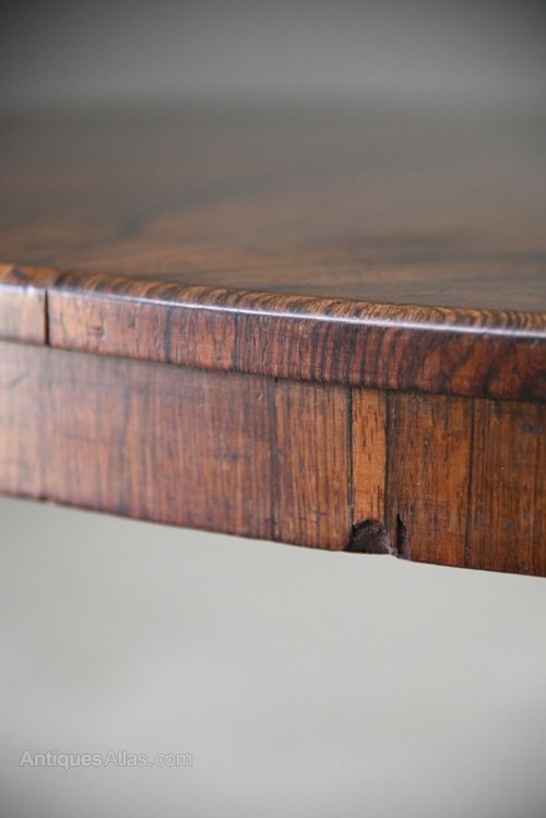 Rosewood Veneer Round Breakfast Table Antiques Atlas