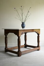Rustic Oak  Quartz Table