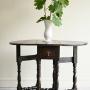 Small Rustic Oak Gate Leg Table