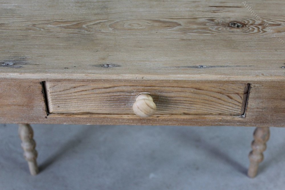 Small Rustic Pine Side Table Antiques Atlas