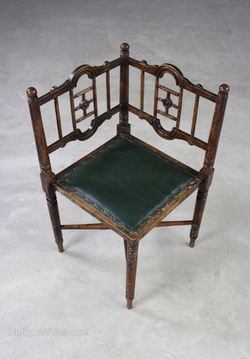 Victorian Aesthetic Movement Corner Chair Antiques Atlas