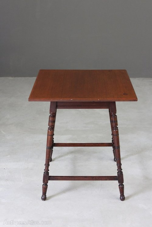 Victorian Mahogany Square Side Table Antiques Atlas