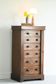 Victorian Oak Wellington Chest