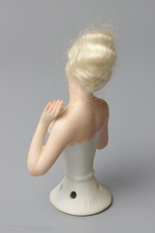 Antiques Atlas German Bisque Half Doll With Mask