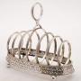 Nice Edwardian Silver Plated Toast Rack