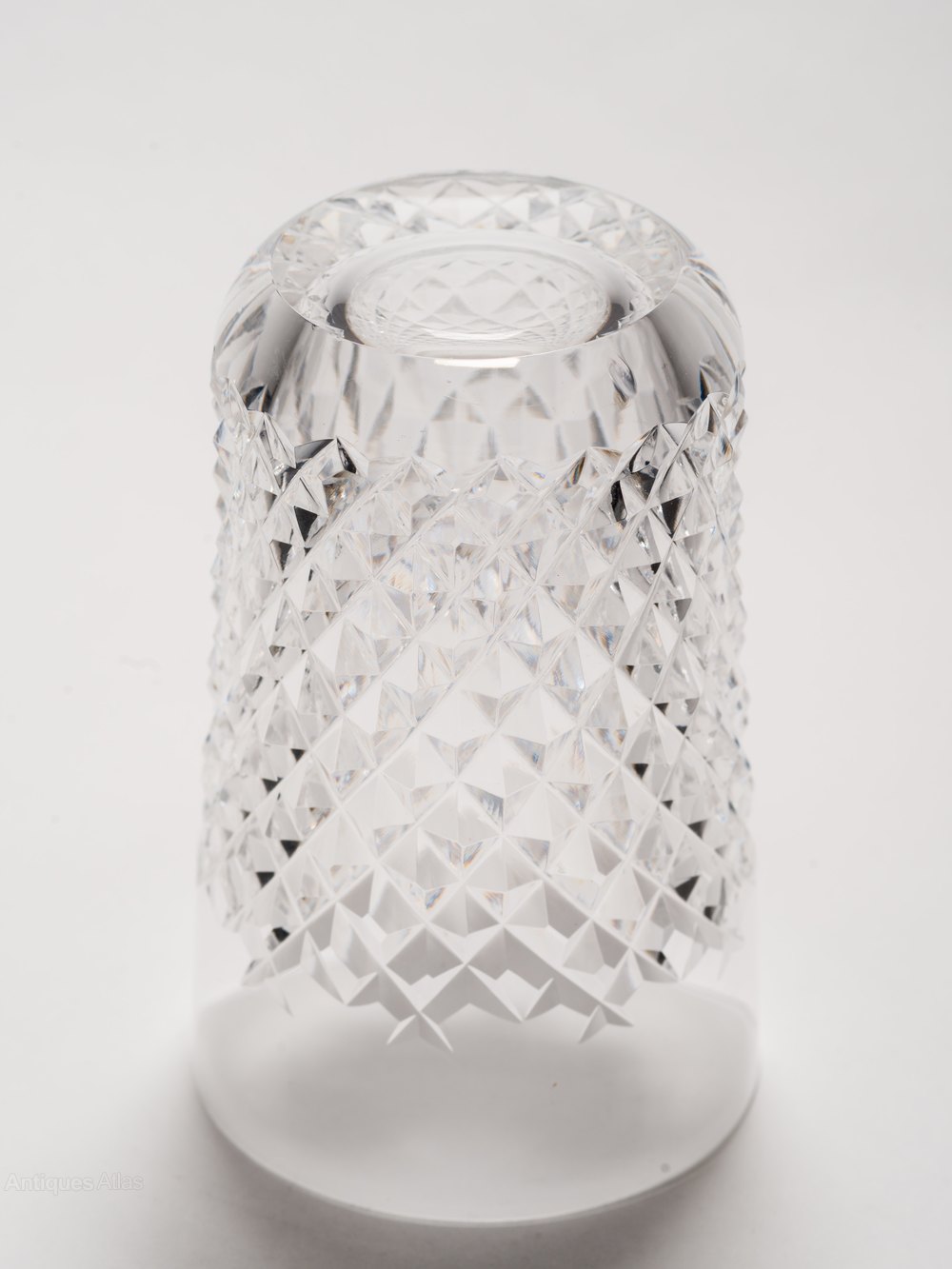 antique crystal tumblers