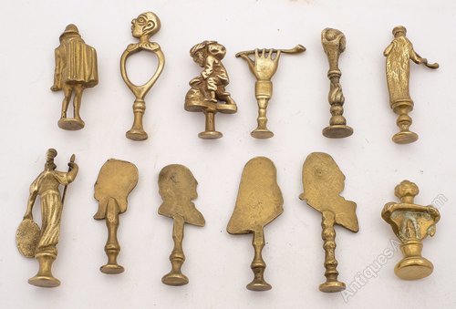 イギリスのアンティーク真鍮製タバコタンパー（Brass Pipe Tamper） イギリスのアンティーク真鍮製タバコタンパー（Brass Pipe Tamper）