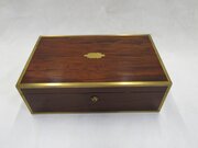 Early Victorian Mahogany Military Writing Slope