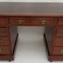 Victorian Mahogany Pedestal Desk