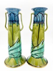 Fine Pair Of Minton Secessionist Vases