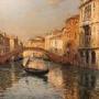 Antione Bouvard Sur  Venetian Canal