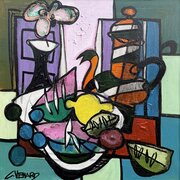 Claude Venard – La Cafetiere Orange