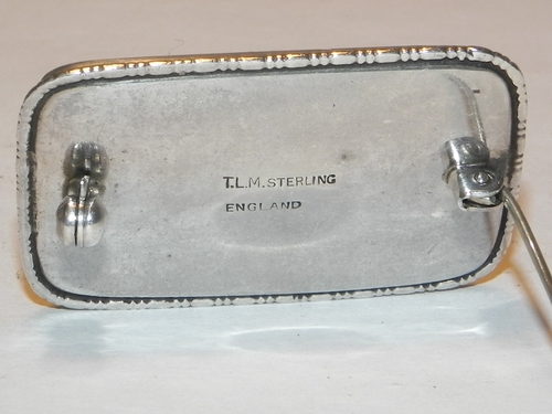 Antiques Atlas Fine Silver Butterfly Wing TLM Mott Brooch Pin