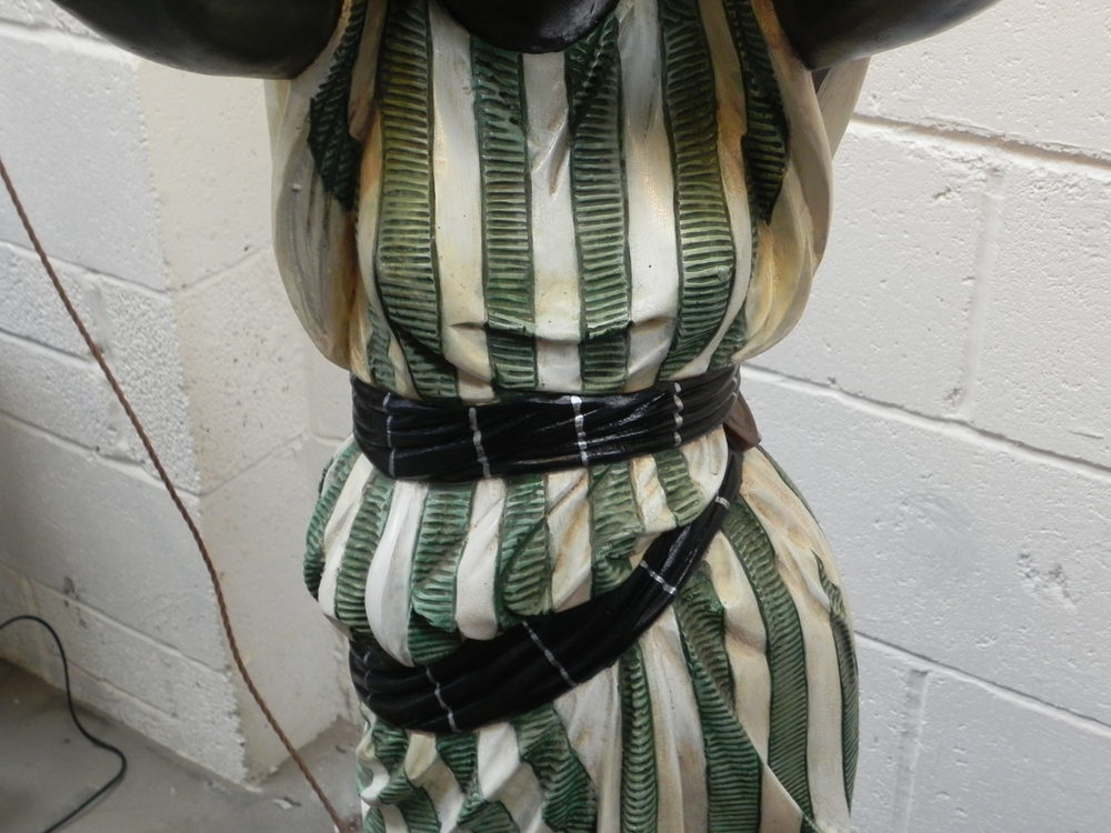 Vintage Art Deco Blackamore Slave Girl Floor Lamp Antiques Atlas