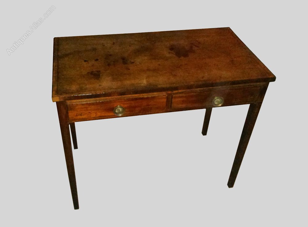 A Pretty Two Drawer Side Table Antiques Atlas
