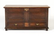 18th Century English Oak Mule Chest