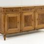 18th C French Cherry and Elm Enfilade/Sideboard
