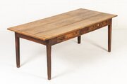 19th Century English Oak And Ash Farmhouse Table