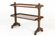 19th Century English Regency Oak Dumb Waiter