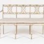 19th Century English Regency Painted Settee