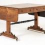 19th Century English Regency Rosewood Sofa Table