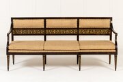 19th Century Italian Painted And Gilt Settee