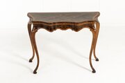 19th Century Italian Walnut ConsoleSide Table