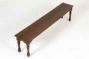 19th Century Oak Hall Bench